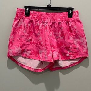 womens pink size large champion shorts